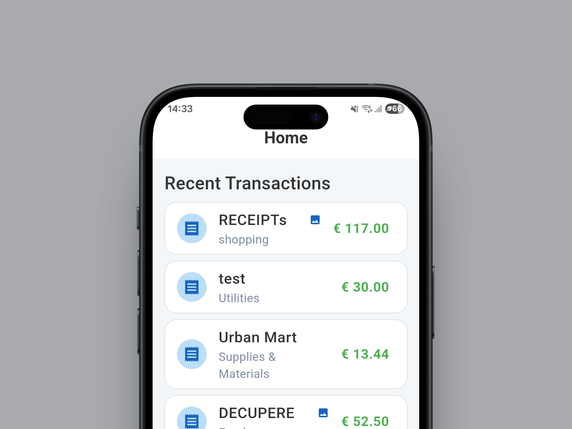 Receipt Scanner App